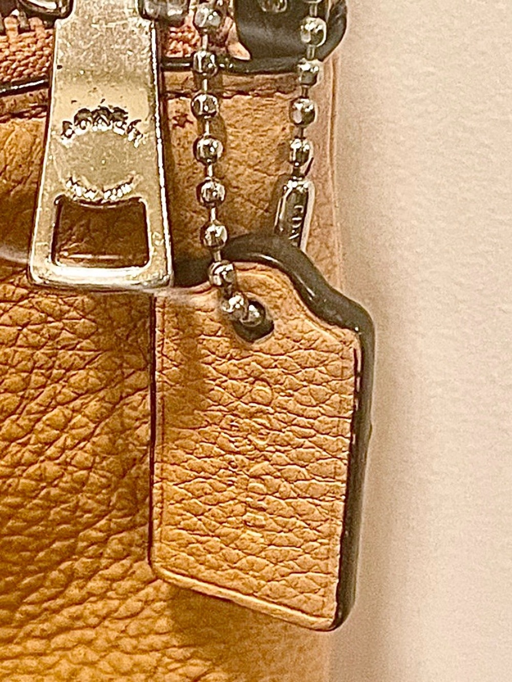 Auth. Coach Mustard Yellow Leather Hangtag & Free Coach Quinn Crossbody Bag